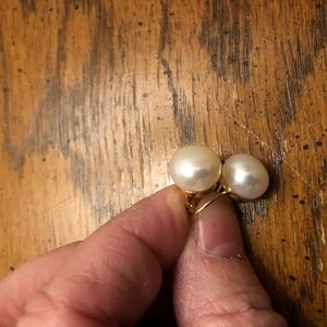 Honora Pearl Earrings - White Dangle